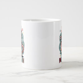 Caneca De Café Grande Apenas Derretendo - Boneco de Neve de Natal
