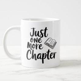 Caneca De Café Grande Apenas Mais Um Capítulo Extra Grande Mug - Excesso