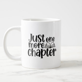 Caneca De Café Grande Apenas Mais Um Capítulo Extra Grande Mug - Excesso