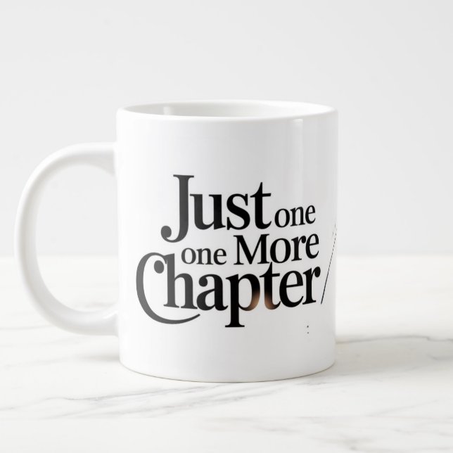 Caneca De Café Grande Apenas Mais Um Capítulo Extra Grande Mug - Excesso (Esquerda)
