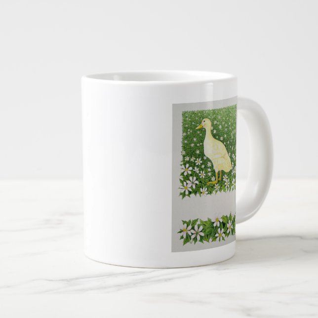 Caneca De Café Grande Apenas olhando (Frente Esquerda)