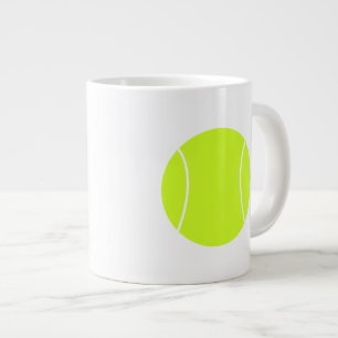 Caneca De Café Grande Apenas uma bola simples de Tênis