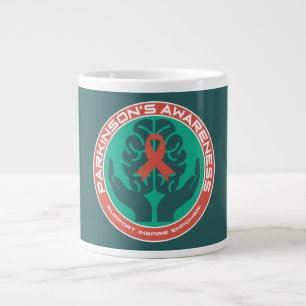 Caneca De Café Grande Apoio à Conscientização da Parkinson