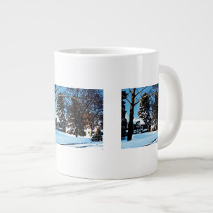 Caneca De Café Grande Após a tempestade de neve