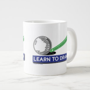 Caneca De Café Grande Aprender ao Desenhar