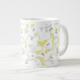 Caneca De Café Grande apresentação de padrões para bebês 2