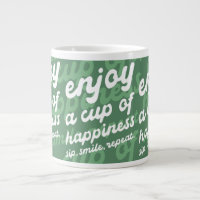 Aproveite uma taça de felicidade | Mug Motivaciona