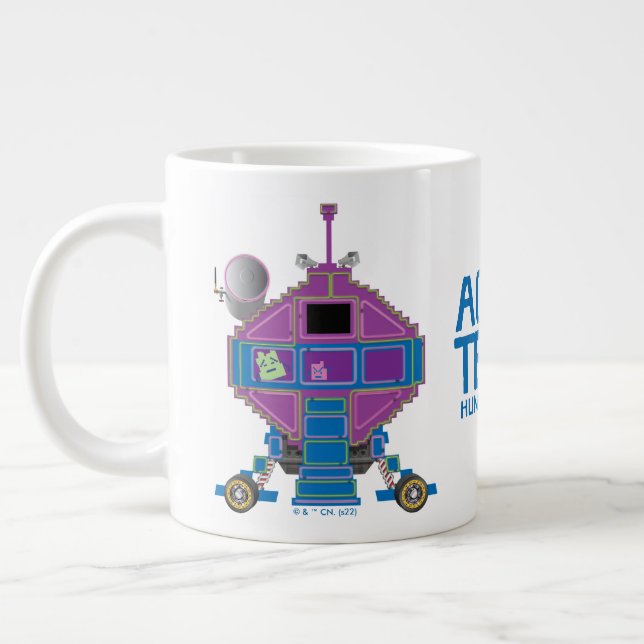 Caneca De Café Grande Aqua Teen Fome Force Mooninites Carro (Esquerda)