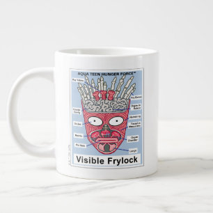 Caneca De Café Grande Aqua Teen Fome Force Visible Frylock Poster