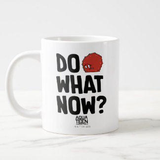 Caneca De Café Grande Aqua Teen Hunger Force Meatwad "Faça o quê agora?"