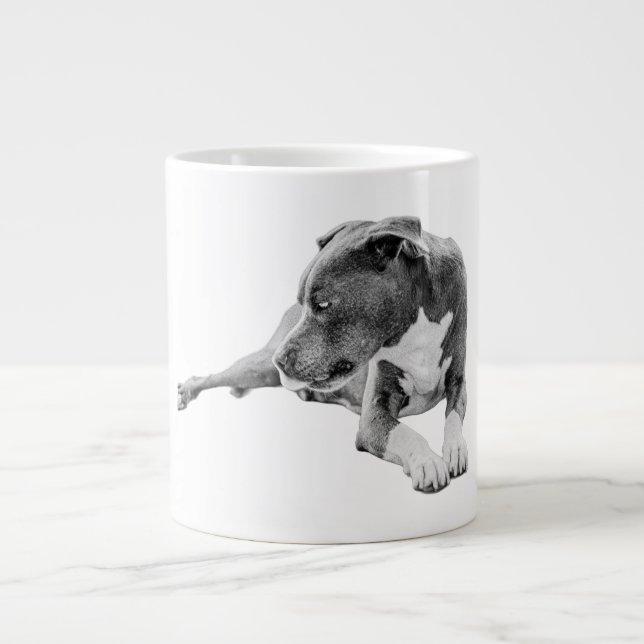 Caneca De Café Grande Ar Crisp, Steady Gaze (Frente)