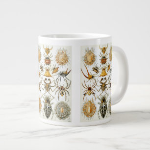 Caneca De Café Grande Aranhas Vintage ou Aracnídeos por Ernst Haeckel