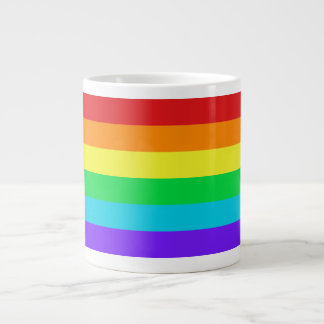 Caneca De Café Grande Arco-íris 1 Jumbo Mug