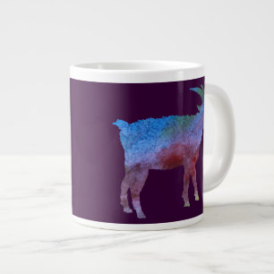 Caneca De Café Grande Arco-Íris com Pó