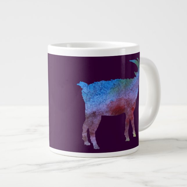 Caneca De Café Grande Arco-Íris com Pó (Frente Esquerda)