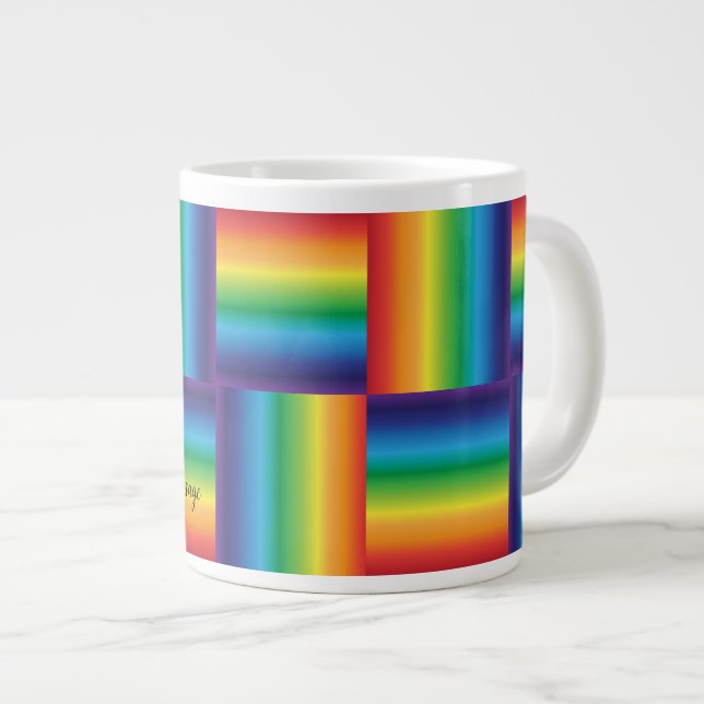 Caneca De Café Grande Arco-Íris Pinalgo (Frente Esquerda)