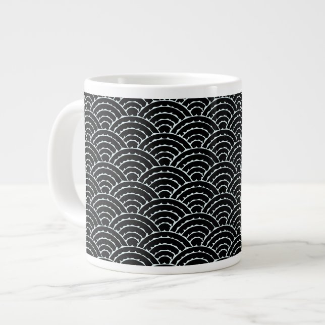 Caneca De Café Grande Arcos Escuros - Mug Especialmente (Frente Esquerda)