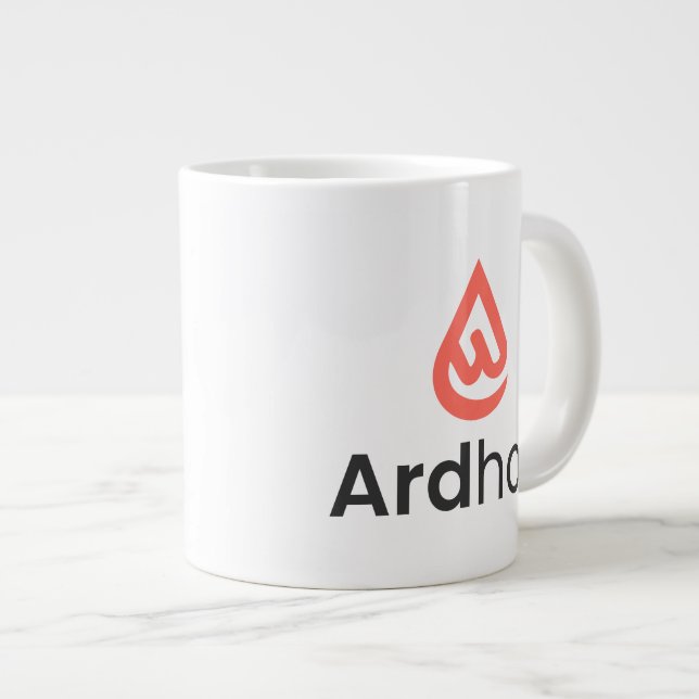 Caneca De Café Grande Ardhon - use seu estilo, do seu jeito (Frente Esquerda)