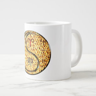 Caneca De Café Grande Áries & Coelho de Fogo