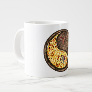 Caneca De Café Grande Áries & Coelho Terra
