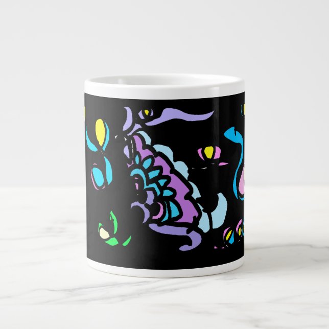 Caneca De Café Grande arraia-manta (Frente)
