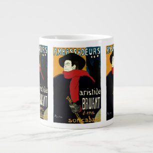 Caneca De Café Grande Arte Antiga Arte Nova Embaixadores, Toulouse Lautr