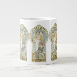 Caneca De Café Grande Arte Antiga Modernista, Holanda Levensverzekering