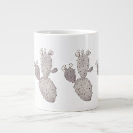 Caneca De Café Grande Arte de Cacto