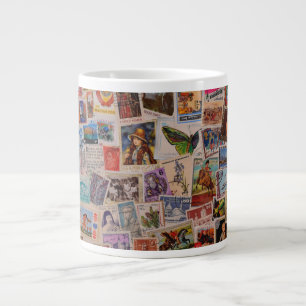 Caneca De Café Grande Arte de Cartazes - Jumbo Mug