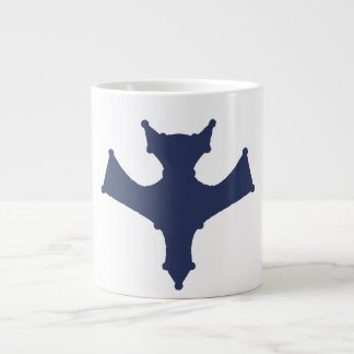 Caneca De Café Grande Arte de Linha de Constelação Minimalista