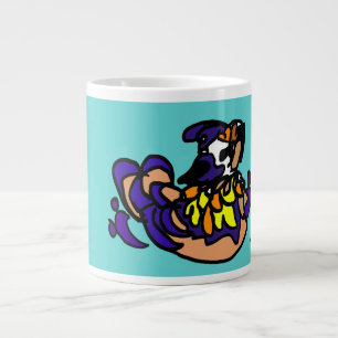 Caneca De Café Grande arte de pato mandarim