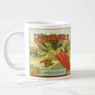 Caneca De Café Grande Arte de Rótulos de Latas de Legumes Antigos, Fazen