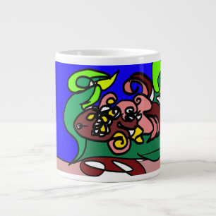 Caneca De Café Grande arte do Cherry Barb