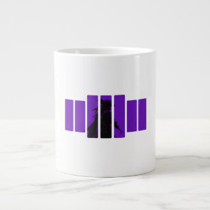 Caneca De Café Grande Arte Gótico Pirata Guerreiro Tático