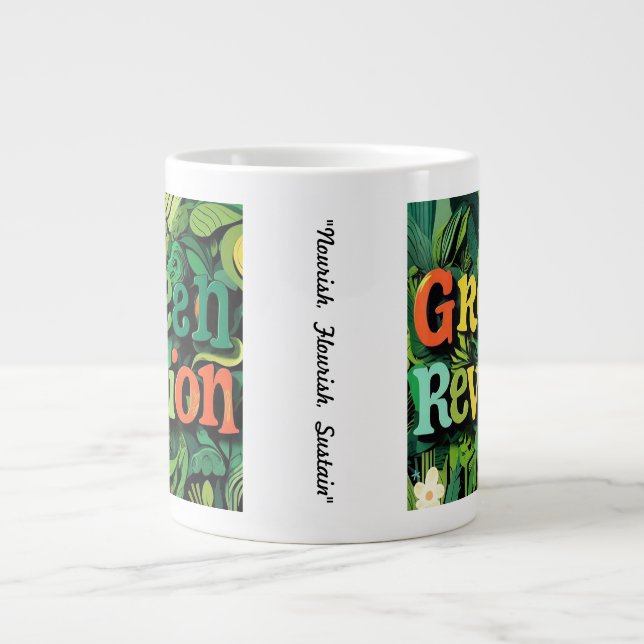 Caneca De Café Grande "Arte para a Terra" (Frente)