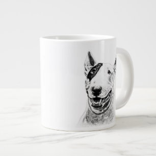 Caneca De Café Grande Arte para cães "Touro"