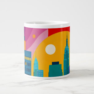 Caneca De Café Grande Arte Pop de Nova York