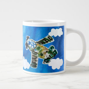 Caneca De Café Grande "Arte por Crianças"