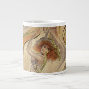Caneca De Café Grande Arte Vintage Art Nouveau, La Loie Fuller Dançarina
