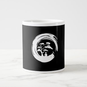 Caneca De Café Grande árvore bonsai maravilhosa com amantes de Buda