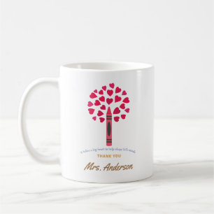 Caneca De Café Grande árvore de lápis/Apreciação de Professor