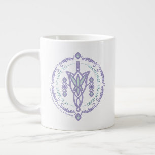Caneca De Café Grande ARWEN™ Evenstar Gráfico de Citação