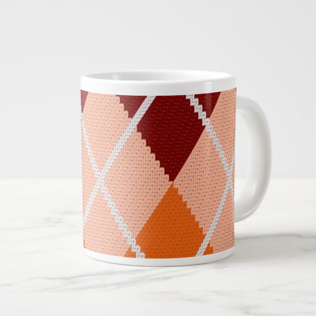 Caneca De Café Grande Aryle Cloth Realista (Frente Esquerda)