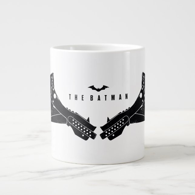 Caneca De Café Grande As Asas Mecânicas Do Batman (Frente)