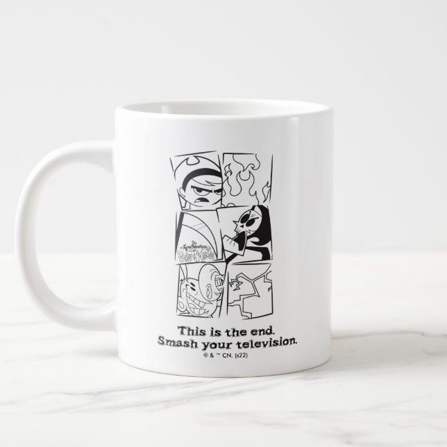 Caneca De Café Grande As Aventuras Grim de Billy & Mandy - O Fim (Esquerda)