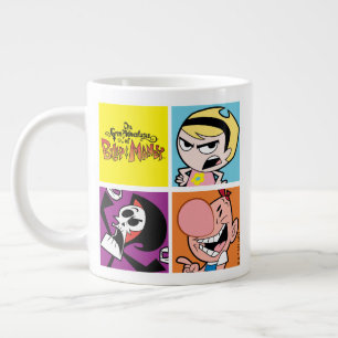 Caneca De Café Grande As Aventuras Negras de Billy & Mandy Character Art