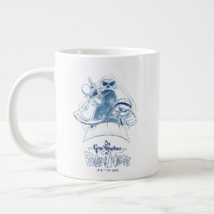 Caneca De Café Grande As Aventuras Negras de Billy & Mandy Sketch Art