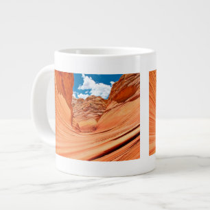 Caneca De Café Grande As cores da onda