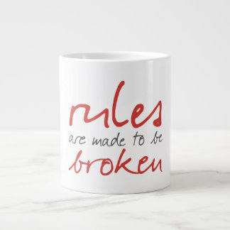 Caneca De Café Grande As Regras São Feitas Para Serem Quebradas