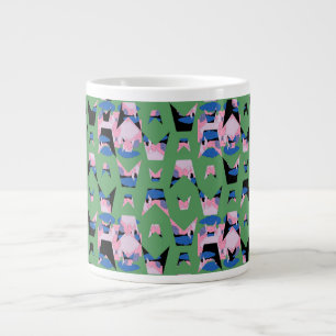 Caneca De Café Grande Asas de Chama Celestial Contida